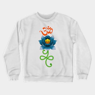 OM: Lotus 2 Crewneck Sweatshirt